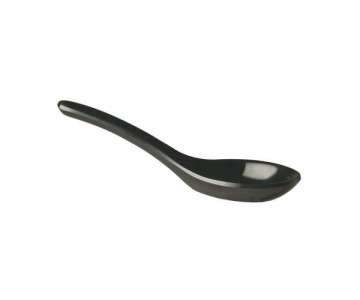 Fingerfood-Lffel, ca. 13.5 x 4.5 cm, schwarz