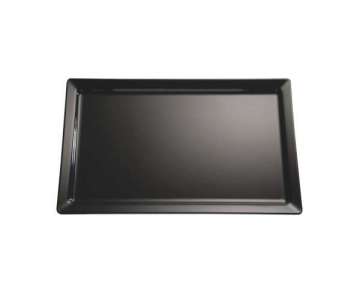 Tablett GN 1/3 -PURE-, ca. 32.5x17.5 cm. H 3 cm, schwarz