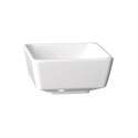 Schale -FLOAT-, 25 x 25 cm. H: 12 cm, weiss
