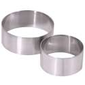 Mousseform 9 cm, Set  2 St., 3.5 cm hoch