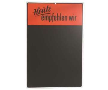 Preistafel Wir empfehlen 45x30 cm