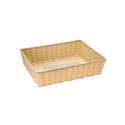Korb -WICKER-LOOK  39,5 x 29,5 cm, H: 10 cm
