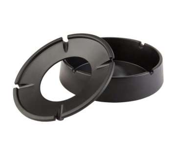 Wind-Aschenbecher XL 14.5cm schwarz