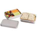 GoEat Compact 2-in-1 Lunch Box, grau, 19x8.3 cm