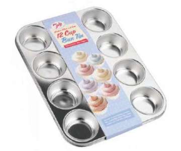 Cupcake Blechbackform, 12 Stck, 30x23x2.5 cm