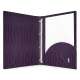 Portfolio Mappe mit Ringen Fashion violett Kroko