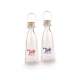 Glasflasche Vintage 2er Set, 1 l