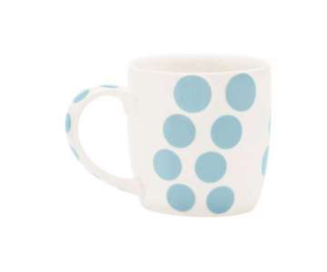 Dot Dot Porzellan Mug, blau, 35 cl