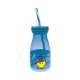 Smiley Kid Boy Flasche mit Strohhalm blau, 36cl