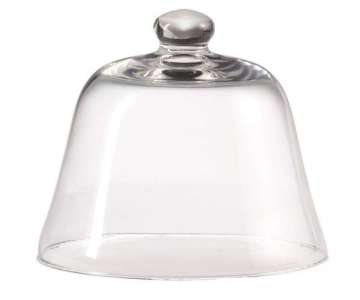 Glasglocke 17.5cm h: 14.5cm