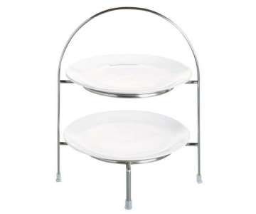  Table Etagere 2-stufig H: 28cm fr Dessertteller 21cm