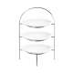  Table Etagere 3-stufig fr 26.5cm H: 49cm, ohne Teller