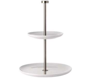 Etagere flach 2-stufig 15/22cm H: 23.5cm