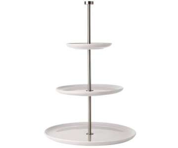 Etagere flach 3-stufig 15/22/30cm H: 49cm