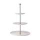 Etagere flach 3-stufig 15/22/30cm H: 49cm