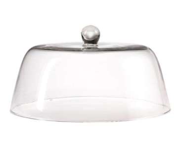 Glasglocke 32cm H: 18.7cm