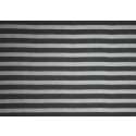 Tischset 33x46cm schwarz gestreift, geflochten