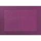 Tischset PVC colour 33x46cm, aubergine mit gewebtem Rand