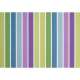 Tischset PVC colour 33x46cm, gestreift mit gewebtem Rand