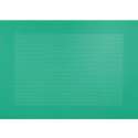 Tischset 33x46cm, smaragd mit gewebtem Rand