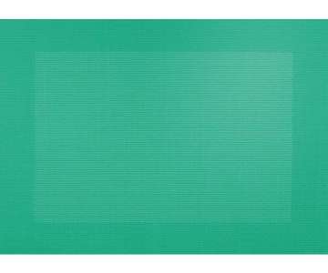 Tischset 33x46cm, smaragd mit gewebtem Rand
