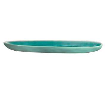 � la Plage Olivenboot 25x3cm Turquoise