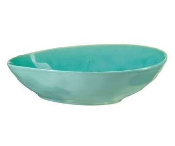 � la Plage Schale 15.8x12.3cm H: 4.6cm Turquoise