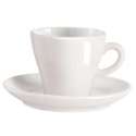 Caff ti amo Cappuccinotasse mit Unterer 0.17 lt. weiss