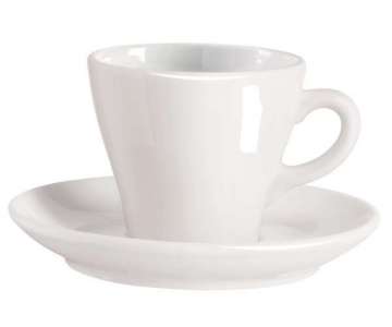 Caff ti amo Espressotasse mit Unterer 0.07 lt. weiss