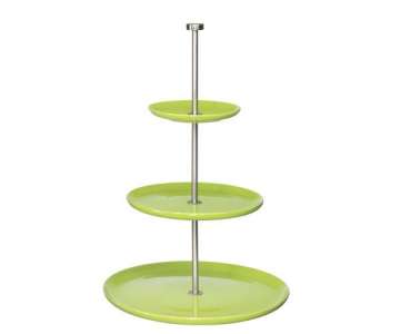 Colour it Etagere 3-stufig kiwi 15/22/30cm H:49cm