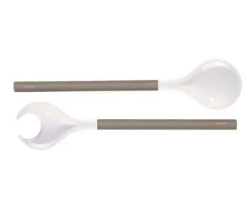 Colour it Salatbesteck L: 31.5 cm beton