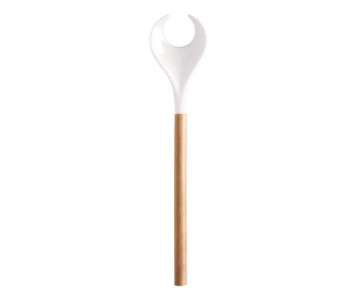 Colour it Salatbesteck L: 31.5 cm birkenholz