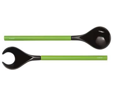 Colour it Salatbesteck L: 31.5 cm kiwi