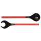 Colour it Salatbesteck L: 31.5 cm rot