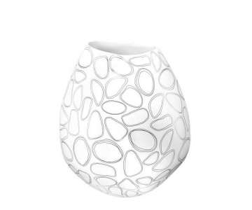 Loops Vase wei H: 50cm