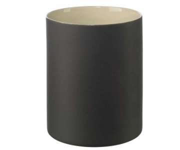 Noma Vase 15.5cm H: 19cm dark grey