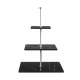 Slate & Marble Marmoretagere 3-stufig H: 49cm schwarz