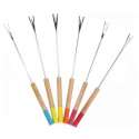 6er Set Fonduegabel assort. 25cm 1cm