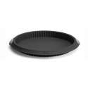 Silikon Backform Quiche schwarz perforiert, 28 cm