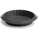 Backform Tartelett 4er Set schwarz, perforiert, 12 cm