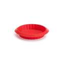 Backform Tartelett 4er Set rot, perforiert, 12 cm