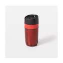 Single Travel Mug doppelwandig, rot, 0.28 lt (neu)