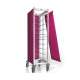 Verkleidung 3-seitig fr TAW 2x10 KN, Brombeere