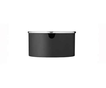 EM77 Reverse Zuckerschale, 10.2x5.2 cm, soft schwarz/mirror