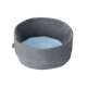 Classic Brottasche gross, H: 21 cm,  23 cm, dunkelgrau/blau
