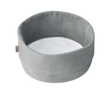 Classic Brottasche gross, H: 21 cm,  23 cm, grau/weiss