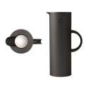 EM77 Reverse Isolierkanne 1 l, soft schwarz/mirror