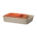 Cook & Serve 3-tlg. Auflaufform, orange