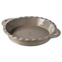 Tarteform rund,  26 cm, H: 4.5 cm, Sesam-grau