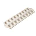 Madeleineform f. 18 Stk., 36x11x1.5 cm, creme